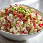 Loaded Bacon Macaroni Salad Recipe for Cookouts